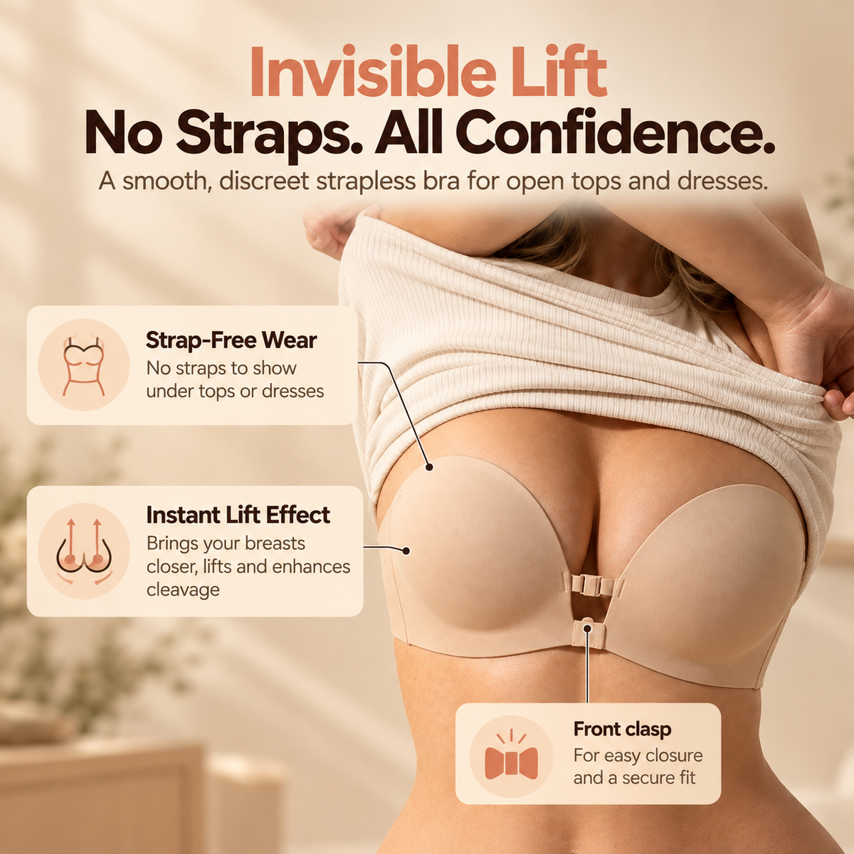 StayLift Strapless Bra